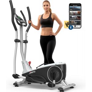 Checarzhn--No1-Vélo Elliptique Pour La Maison, Vélo Elliptique Magnétique Ultra Silencieux Avec 8 Niveaux De Résistance, Pulse Rate Grips & Lcd Monitor Elliptical Pour Home Gym, Capacité De Poids 330 - Neuf