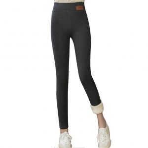 Legging En Cachemire D'agneau Super Épais Pour Femmes Pantalon D'hiver Épais Tout-En-Un Avec Pantalon Chaud Taille Haute - Neuf
