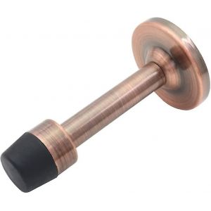 But&eacute;e de porte murale en acier inoxydable (2 pi&egrave;ces, cuivre rouge) - Neuf