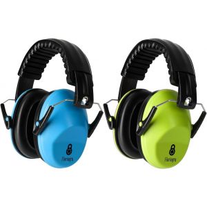 KALANKA-2 Paquets Casque Anti Bruit Enfant, Protections Auditives Pour Enfants Confortable, avec Une Att&eacute;nuation de SNR 28dB, Garcon et Fille &Acirc;ge 3-16 Years,Casque Anti-Bruit pour Milieu Bruyant - Neuf