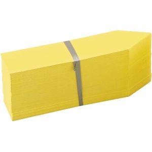 10*2cm¿¿Jaune¿Paquet De 100 Étiquettes De Plantes En Plastique - Neuf