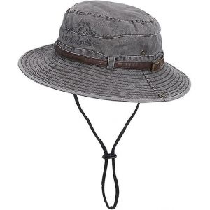 Hommes Pliable Chapeau De Soleil Chapeau Safari Anti Uv Alpinisme En Plein Air Chapeau De Voyage Pêcheur Casquette Seau,G - Neuf