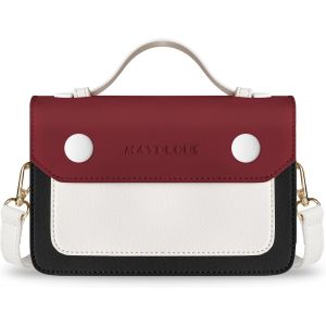 RFCBC-Sac à bandoulière pour femme avec sangle amovible Sac à bandoulière pour femme Petit sac à main 3 en 1 Porte-monnaie pour téléphone Portefeuille Simili cuir 7,7"" x5,3 x1,8 - Neuf
