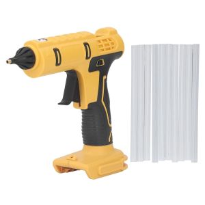 Chenquansarl-Pistolet À Colle Thermofusible 100 W, Pistolet À Colle Électrique Sans Fil Alimenté Par Batterie À Chauffage Rapide Avec Lampe Led 3-5 Minutes De Temps De Préchauffage - Neuf