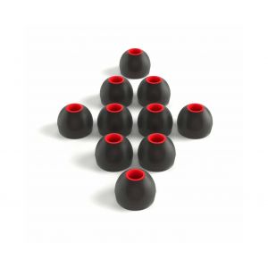 Embouts de rechange en silicone pour &eacute;couteurs intra-auriculaires - 6 paires - Neuf