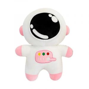 Poupée en peluche astronaute élastique de dessin animé astronaute de l'espace jouet en chiffon rembourré coussin doux-rose - Neuf
