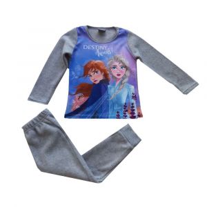 Pyjama Polaire Enfant Disney La Reine Des Neiges Gris 2 Ans (Taille 2 Ans,Couleur Gris) - Neuf