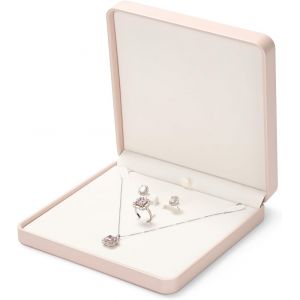 Bo&icirc;te &Agrave; Bagues Rangement Des Bagues Bo&icirc;te &Agrave; Bijoux Rangement Des Bijoux Bo&icirc;te Cadeau Pour Mariage Demande En Mariage(Blanc) - Neuf