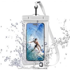 Aer-Pochette Étanche Ipx8 Flottante Pour Téléphone Portable Avec Cordon Pour Iphone 15, 14, 13, 12, Samsung Galaxy S24, S23, S22+, S21 Ultra A54 Et Téléphone Jusqu'à 7 - Neuf