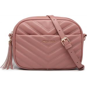 CAUC-Petit Sac &agrave; Main Bandouli&egrave;re Fille en Cuir Synth&eacute;tique - Texture Tress&eacute;e en V avec Pompon - Imperm&eacute;able Sac Port&eacute; &Eacute;paule, Cadeau pour No&euml;l et F&ecirc;tes - Neuf