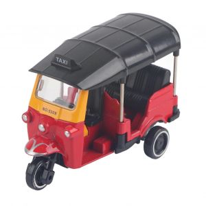 Alloy Tricycle Car Model Highly Simulation Children Vehicles Toy with Sliding FunctionRed - Neuf