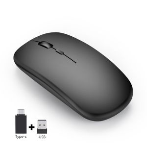 2.4 G souris sans fil rechargeable (noir) - Neuf