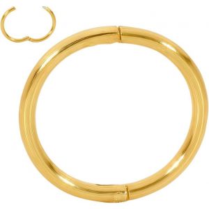 Kal-Boucles D'oreilles Créoles Unisexes À Charnière En Argent Sterling Plaqué Or U2013 Fabriquées À La Main En Australie U2013 Hypoallergéniques Sans Nickel 8 Mm U2013 14 Mm - Neuf
