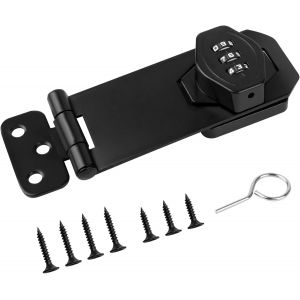 Cadenas À Combinaison-Serrure À Combinaison-Serrure À Combinaison De 10,12 Cm-Résistante Aux Intempéries-Pour Petites Portes,Armoires,Porte De Grange,Salle De Bain,Garage,Jardin - Neuf