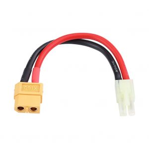 Adaptateur De Connecteur Femelle Xt60 Vers Male Tamiya, Cable En Silicone 14 Awg, Accessoire Rc - Neuf