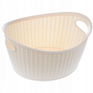 KADAX Panier Organisateur Rond avec Poign&eacute;es 9L - Neuf