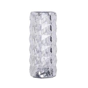 Lampe De Table En Diamant De Cristal De Rayons Roses 16 Couleurs,Lampe De Table Rose En Cristal De Diamant,Lampe Tactile De Chargement Usb - Neuf