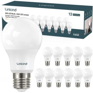 Ampoule Led E27 Blanc Chaud, 13,7w Equivalent 100w, 2700k Lumière Blanche Chaude 1521lm, Ampoule Standar A60 Gros Culot À Vis, No Dimmable, 220v-240v, Lot De 6 - Neuf