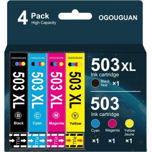 503XL Cartouches d'encre Compatible pour Epson 503 XL pour Expression Home XP-5200 XP-5205 XP5200 XP5205 Workforce WF-2960 WF-2965 WF2960 WF2965 WF-2960DWF WF-2965DWF (10 Paquets) - Neuf