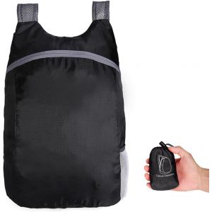 Kalanka-Sac À Dos Pliable Ultra Léger Et Imperméable,Sac À Dos De Randonnée Imperméable,Sac À Dos Pliable Léger,Sac À Dos Pliable Léger,Sacs À Dos Pliables Pour Hommes Femmes - Noir - Neuf