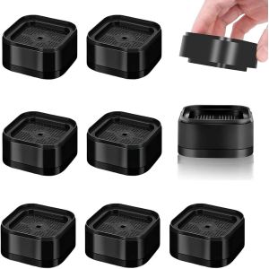 Asfasfq-8 Pièces Rehausseur Pieds De Lit Empilable, Rehausseur Meuble 3.5cm, Rehausseurs De Meubles Antidérapant, Diamètre Intérieur 5 Cm, Pour Chaises, Canapés, Machines À Laver - Neuf