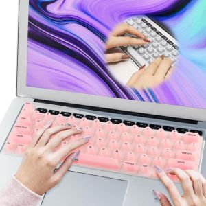 Couverture De Clavier D'Ordinateur Portable &agrave; Ongles Longs,Film De Protection De Clavier d'art De L'Ongle, pour Les Ongles Longs 28x11cm(Rond,Rose) - Neuf
