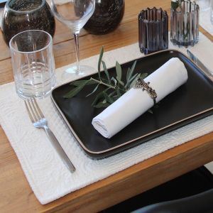 Set De Table Matelass&eacute; - Neuf