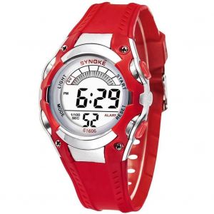 Sanda À La Mode Étudiants Montre De Sport Montre Bracelet Électronique (Rouge) - Neuf