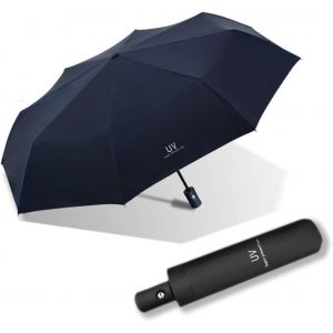 Parapluie Pliant Parapluie de Voyage Parapluie &eacute;tanche Preuve UV du Soleil Parapluie Automatique Poids l&eacute;ger 190T 8 os Parasol Femme Dame Parapluie Multifonction (Noir) - Neuf