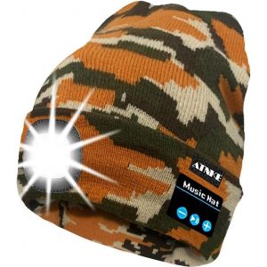 Led Bluetooth Bonnet Lumineux, Rechargeable Usb Rechargeable Musical Running Chapeau Ultra Lumineux 4 Led Lampe &Eacute;tanche Utilisation Lumi&egrave;re Pour Ski Randonn&eacute;e Camping V&eacute;lo - Neuf