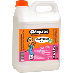 NouvelHorizonstore-CLEOPATRE &iquest;C Vinyl'M&iquest;&iquest;dium 4 en 1 &iquest;C M&iquest;&iquest;dium Acrylique, Vernis, Colle &iquest;C Id&iquest;&iquest;al Pouring Acrylique et Peinture Fluide &iquest;C 5kg - Neuf