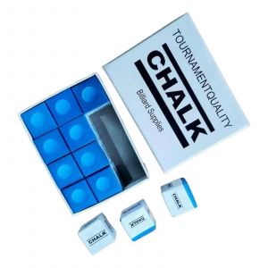 12x Pool Cue Craie Billard Craies Accessoire De Snooker Pratique Et Durable Pour Billard Cue Tips Billard Accessoires Pour Clubs - Neuf