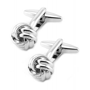 Boutons De Manchette Pour Chemise De Smoking - Design Argent¿¿ ¿¿L¿¿Gant, Cadeau D'anniversaire Id¿¿Al Pour Homme, Accessoire De Tenue De C¿¿R¿¿Monie - Neuf