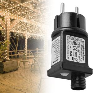 Jgd-Alimentation Led 31 V, Adaptateur Secteur Avec Fonction M&eacute;moire Et Minuterie, Transformateur Led 8 Modes, Adaptateur De Remplacement 6 W, Adaptateur Basse Tension Pour Guirlandes Lumineuses De No - Neuf