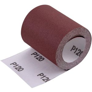 Papier de Verre Rouleau 5m x 93mm Papier Abrasif pour Pon&ccedil;age Polissage, Grain 120 - Neuf