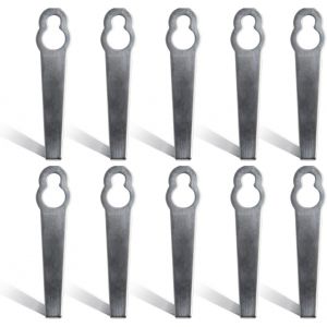 Lame pour Coupe Bordure,10 pcs, Lame en Metal Coupe Bordure,Lame Debrouissalleuses,Lames de Rechange pour Coupe Bordure,Lames de Grass Trimme,Lame de Tondeuse - Neuf