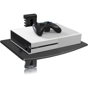 CHECARZHN--NO1-Flottantes Étagères Pour Lecteurs Dvd/Boîtes De Câble/Consoles De Jeux/Accessoires De Télévision Cs201, Noir - Neuf