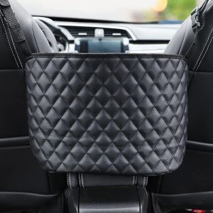 Sac De Rangement Pour Siège Auto, Sac À Main De Voiture, Sac De Rangement Pour Dossier De Siège En Cuir De Grande Capacité-Générique - Neuf