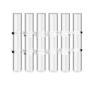 6Pcs charnière fleur vase verre clair tube à essai suspendu porte-fleur pour la décoration intérieure,s - Neuf