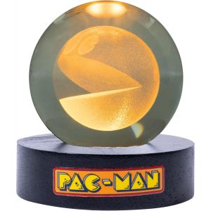 Pac-Man Lampe De Bureau R&eacute;tro En Forme De Boule De Cristal Aliment&eacute;e Par Usb Lampe D'ambiance Classique Pour Jeux D'arcade Lampe D'ambiance Veilleuse Pour Enfants Cadeaux De Jeu R&eacute;tro - Neuf