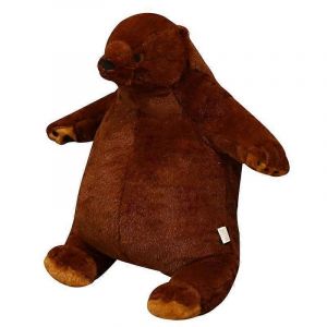 Peluche ours brun, poup&eacute;e ours en peluche, poup&eacute;e de chiffon, oreiller apaisant pour enfants, cadeau-40CM - Neuf