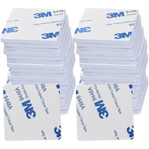 40 Pièces Adhesif Double Face Extra Fort Mousse,Pastille Adhesive Double Face Imperméables,Tampons En Mousse Adhésifs De Montage Robustes,Pour La Maison,Bureau,Carré (40mm X 40mm) - Neuf