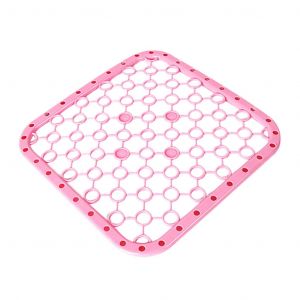 Tapis d'&eacute;vier blanc 10,2 x 10,2 pouces pour la protection de l'&eacute;vier de cuisine - Neuf