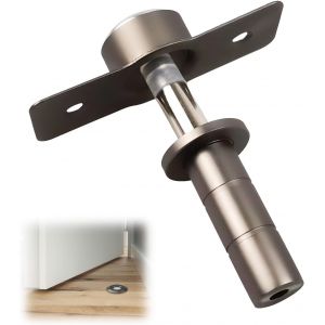 LETNERNY-Butee De Porte Magnetique Caché, Arrêt De Porte Magnétique, Dépassant Du Sol De Seulement 3 Mm, Le Summum De La Simplicité, Collision Sans Bruit, Économie D'Espace - Neuf