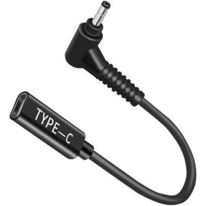 KALANKA-Câble USB-C 4,0 x 1,7 mm vers 100 W - Fiche vers DC femelle 12 V 19 V 20 V - Adaptateur USB C vers 4,0 x 1,7 mm - Pour ordinateur portable Lenovo Ideapad Yoga - Neuf