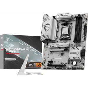B850 Gaming Plus Wifi6E Carte M&egrave;re Atx-Pour Processeurs Amd Ryzen 9000/8000/7000,Am5-Ddr5 Memory Boost (8200+ Mt/S Oc),Pcie 4.0 X16,M.2 Gen5,Wi-Fi 6E,2,5G Lan - Neuf