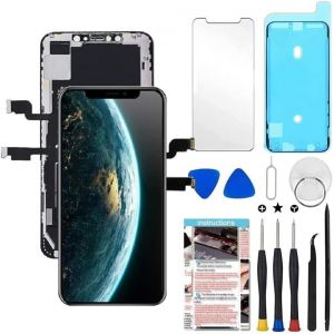 KALANKA-LCD &Eacute;cran pour iPhone XS Max 6.5 pollici, Rechange pour iPhone XS Max Ecran Display Tactile Digitizer Assembly avec Kit De R&eacute;paration Complet + Protecteur D'&eacute;cran - Neuf