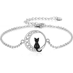 Tennis/Pierre De Lune/Lotus/Phases De Lune/&Eacute;toile/Papillon Bracelet De Cheville En Argent Sterling Raquette De Tennis Bracelet De Cheville Bijoux Sport Cadeaux Pour Femme, Homme, Fille, Gar&ccedil;on - Neuf