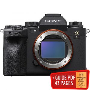 Sony A1 Boîtier Nu + Guide PDF ""20 TECHNIQUES POUR RÉUSSIR VOS PHOTOS - Neuf