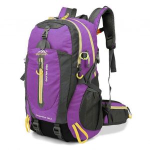 Sac à dos de voyage imperméable de 40 litres pour le camping, la randonnée, l'escalade et le trekking (idéal pour hommes et femmes). Convient pour ordinateur portable, pour la journée. - Neuf